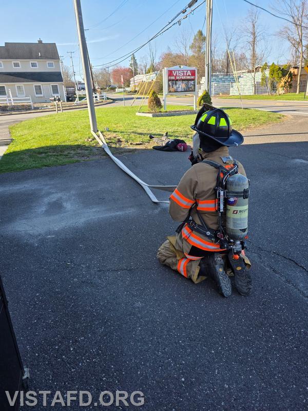 Probationary Firefighter Cameron Downey performing a Task Oriented Air Consumption (TOAC) evolution - 04/12/26
