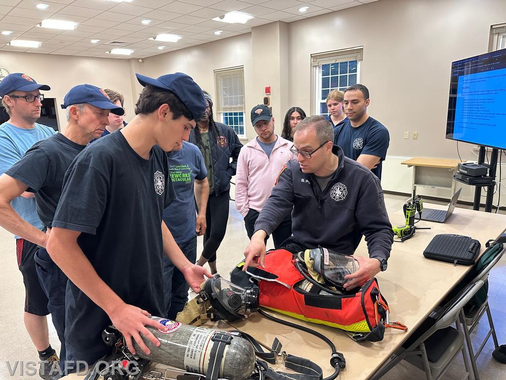 Station Manager Brian Porco demonstrates the RIT Pak – 05/12/25