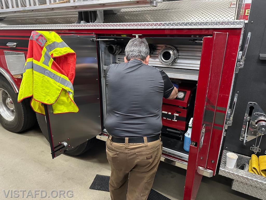 Foreman Brian Sferra cleaning Tanker 4 – 05/19/25