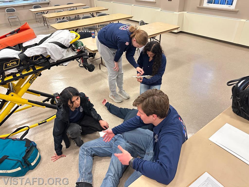 Vista EMS personnel practicing trauma emergency scenarios – 06/09/25