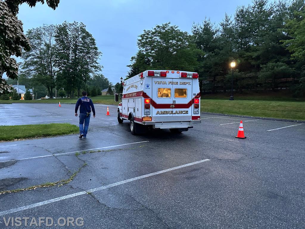 EMT Grant Vialardi assisting with the training of new ambulance drivers - 06/16/25