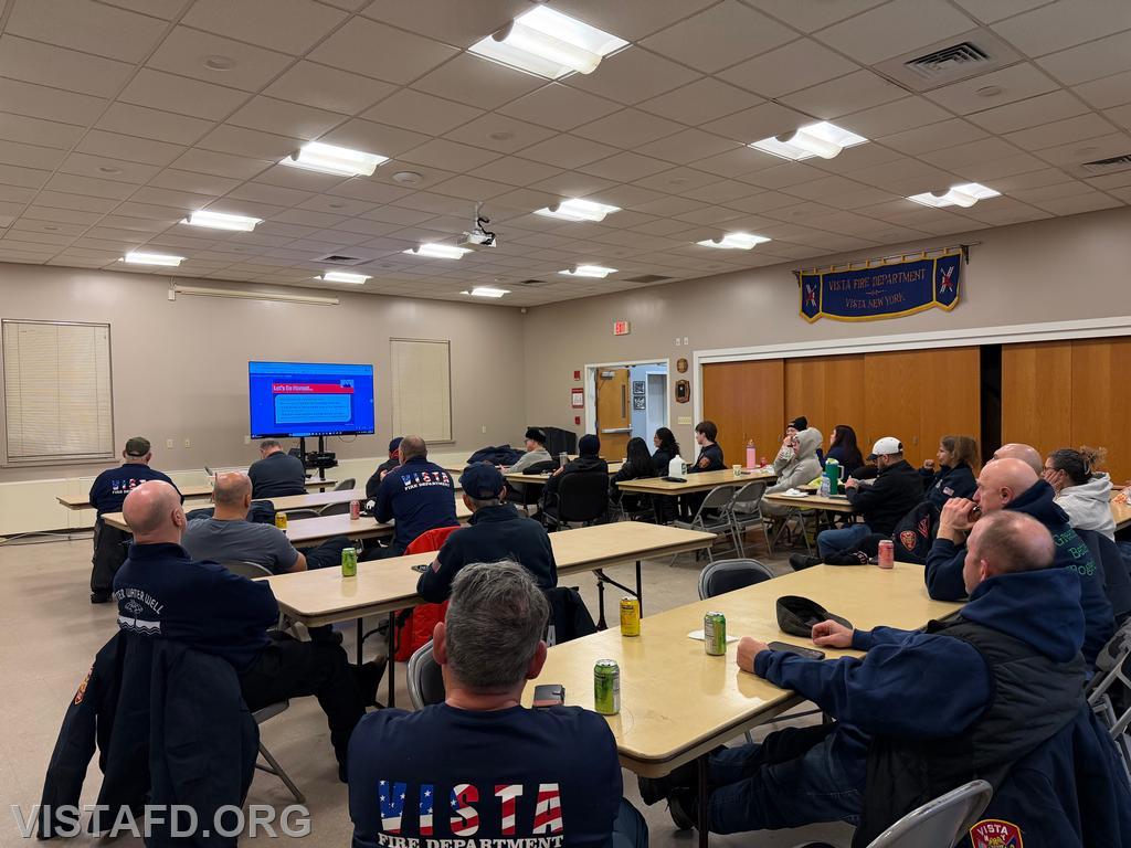 Vista Fire Department personnel participating in the Vista Fire District #1 Workplace Policies Drill - 01/26/26