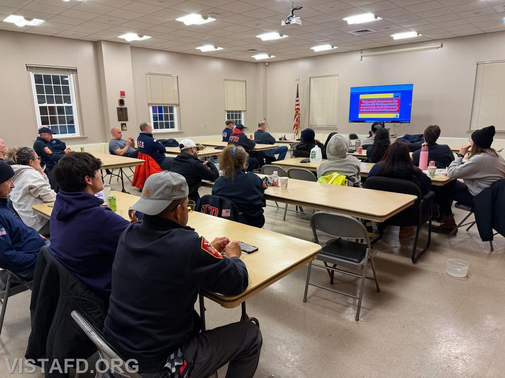 Vista Fire Department personnel participating in the Vista Fire District #1 Workplace Policies Drill - 01/26/26