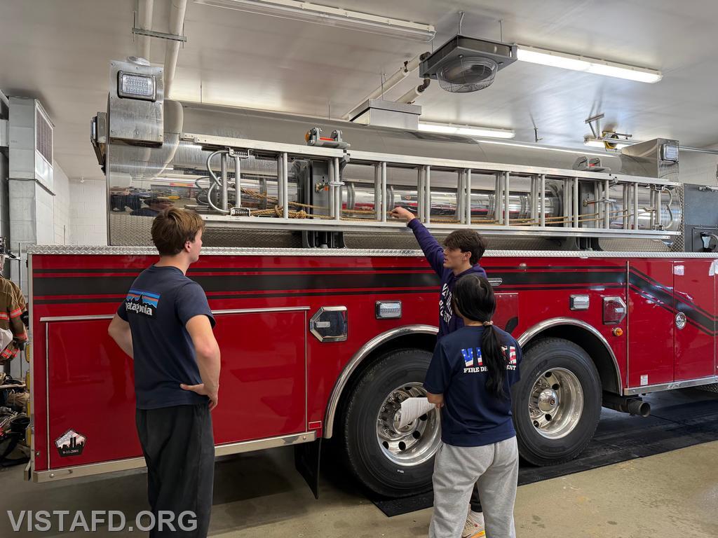 Firefighter/EMT Ashtin Rama going over the cleaning, inspection, and maintenance of ground ladders - 02/01/26