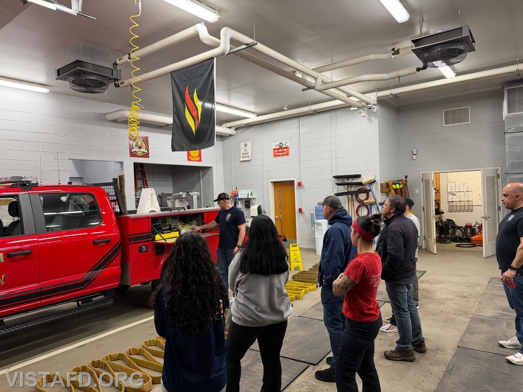 Captain Marc Baiocco reviewing Utility 256 during our &quot;Apparatus Review&quot; - 03/09/25