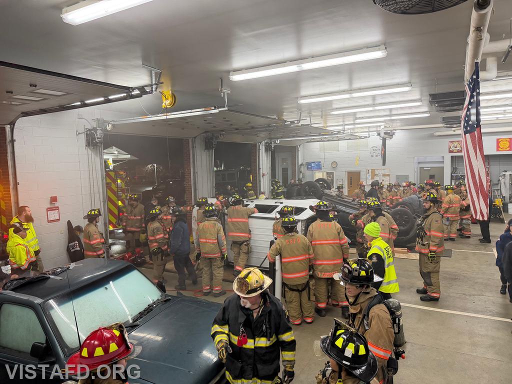 Firefighters from Vista, South Salem, Pound Ridge, and New Canaan participating in our &ldquo;Pinned and Burning&rdquo; Drill &ndash; 03/16/26