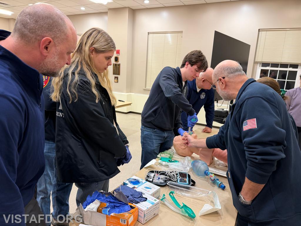 EMT Grant Vialardi practicing Supraglottic Airway (SGA) skills &ndash; 03/23/26