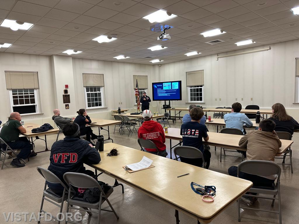 Vista EMS personnel conducting the &quot;Glucometry & Stroke Drill&quot; - 10/23/23