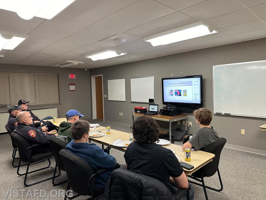 Vista Firefighters going over &quot;Lock Out & Tag Out&quot; operations - 10/30/23