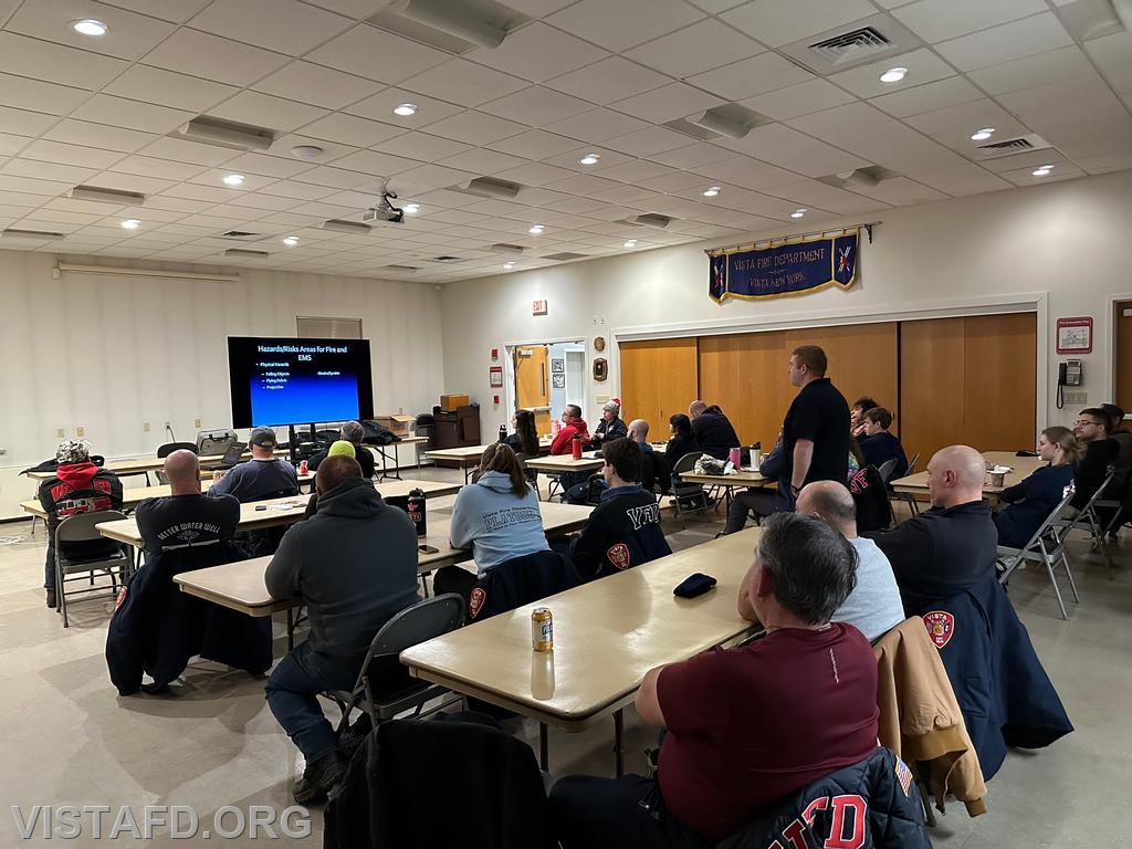 Vista Fire Department personnel attending our &quot;OSHA Class Drill&quot; - 01/15/24