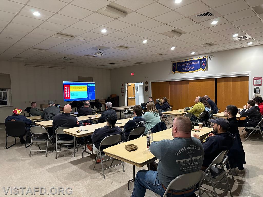 Vista Fire Department personnel participating in our &quot;Vista Fire District #1 Workplace Policies Drill&quot; - 01/22/24