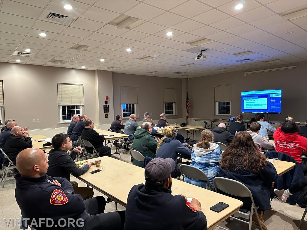 Vista Fire Department personnel participating in &quot;Bloodborne Pathogens&quot; training - 01/29/24