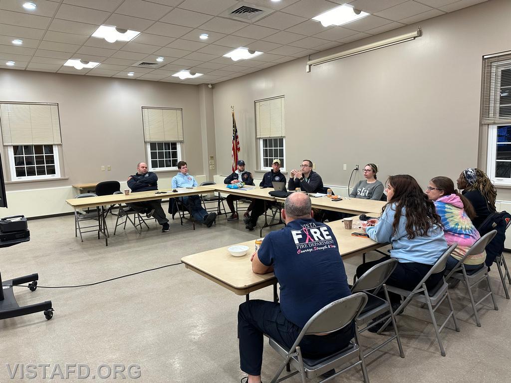 Assistant Chief Brian Porco reviewing our technology platforms with Vista EMS personnel - 02/19/24