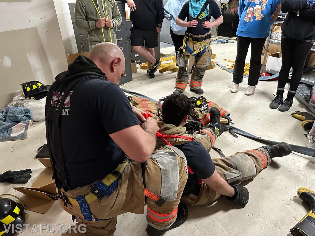 Captain Marc Baiocco going over F.A.S.T. operations with Vista Fire Department personnel - 04/22/24