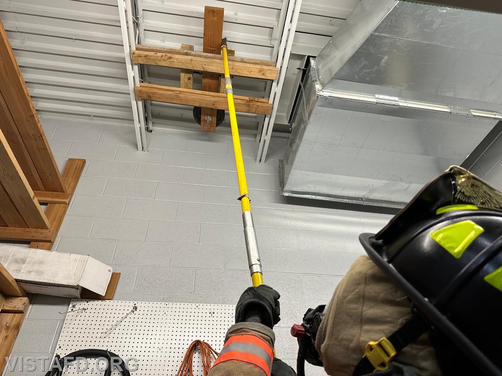 Probationary Firefighter Guillaume Pestie going through the Task Oriented Air Consumption (TOAC) course - 05/19/24