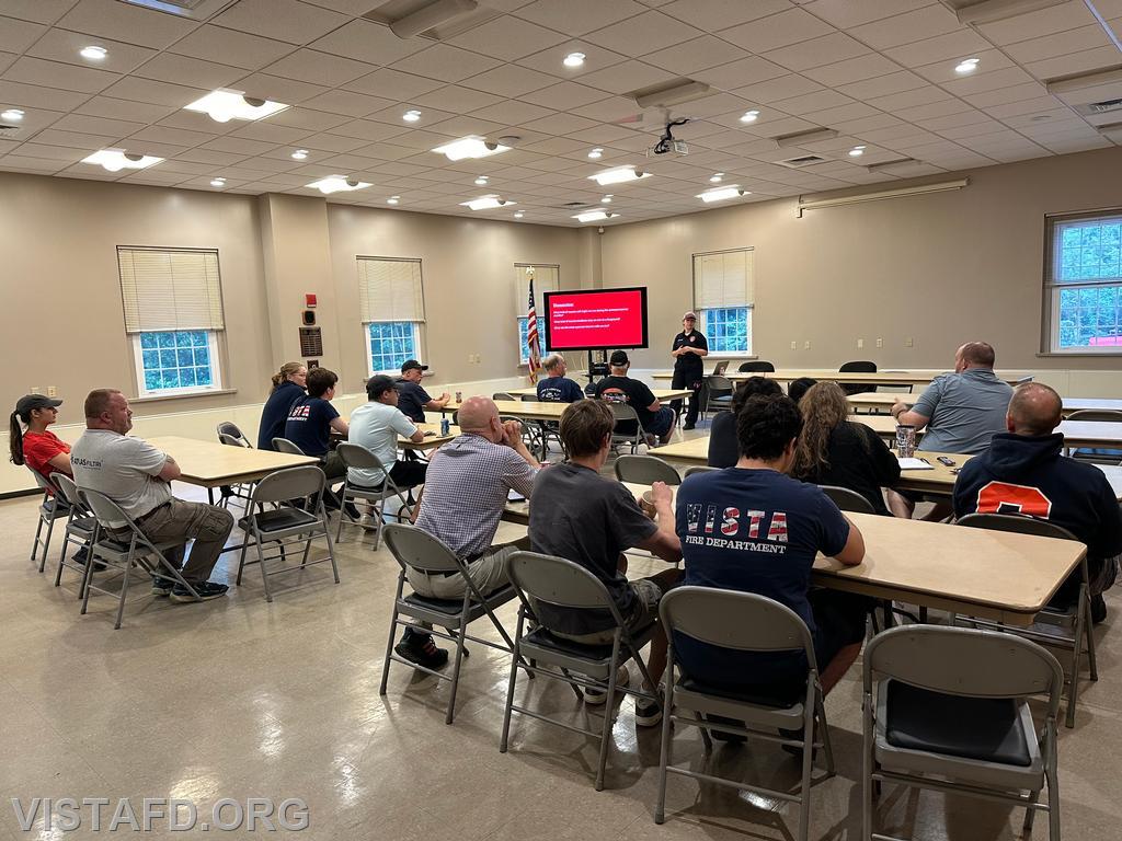 Vista Fire Department personnel going over the types of trauma emergencies - 06/24/24