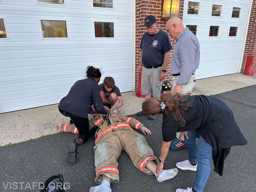 Vista Fire Department personnel practicing trauma operations - 06/24/24