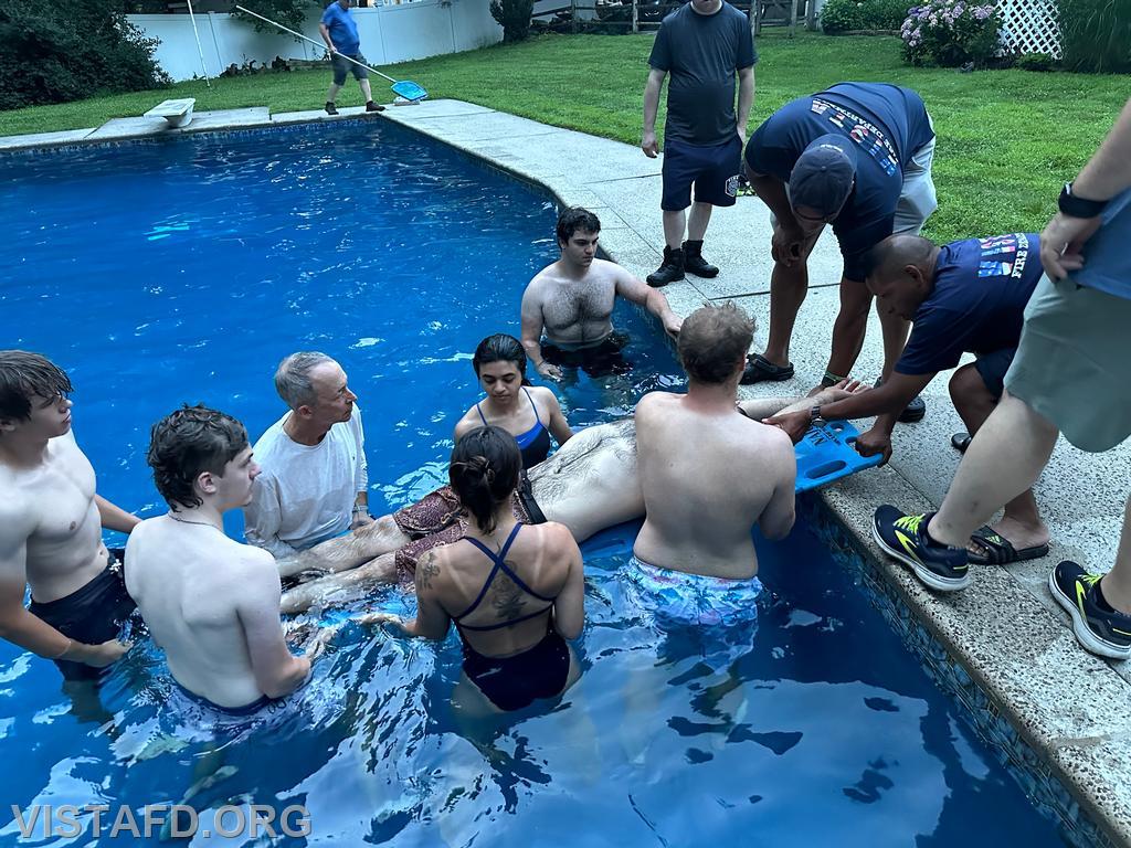 Vista Fire Department personnel conducting water rescue techniques - 07/15/24