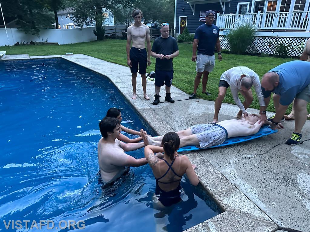 Vista Fire Department personnel conducting water rescue techniques - 07/15/24