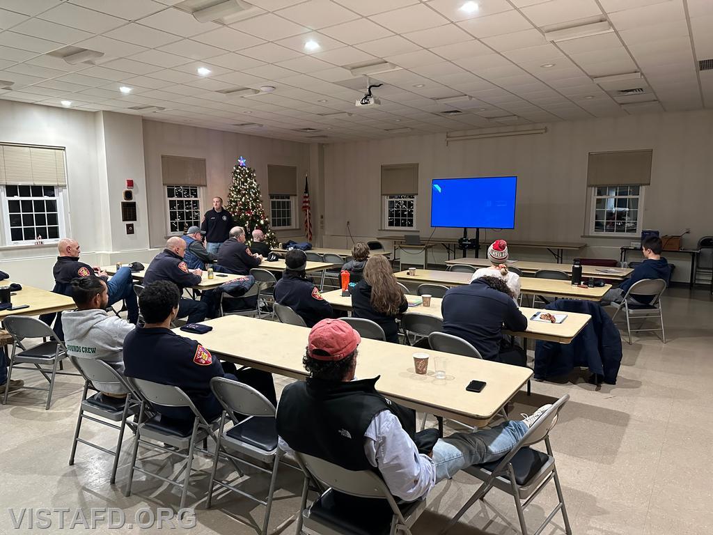 Vista Fire Department personnel participating during the &quot;2023 Call Reviews&quot; drill - 11/27/23