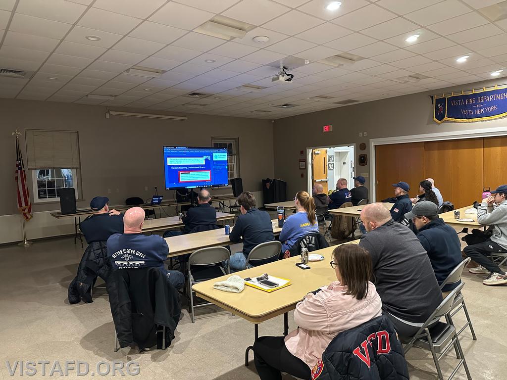 Vista Fire Department personnel participating in the Vista Fire District #1 Workplace Policies Drill - 01/27/25