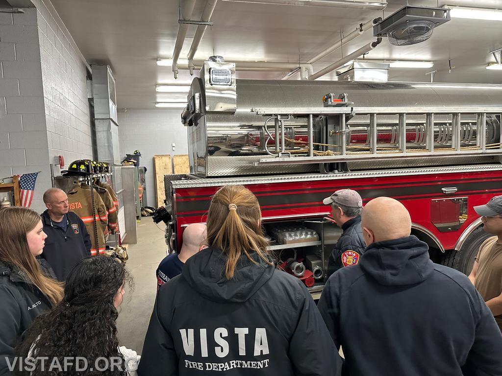 Foreman Brian Sferra conducting an overview of Tanker 4 - 02/24/25