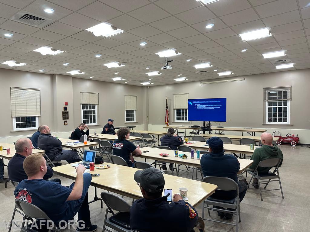 Vista Fire Department personnel participating in the SOG Review drill - 03/10/25