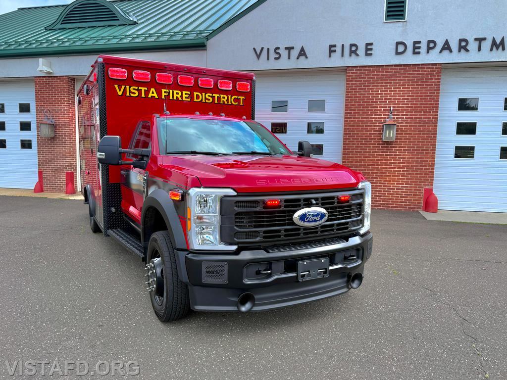 Ambulance 84B2 - 2024 Ford F-550 custom-built by American Emergency Vehicles (AEV) in Jefferson, North Carolina