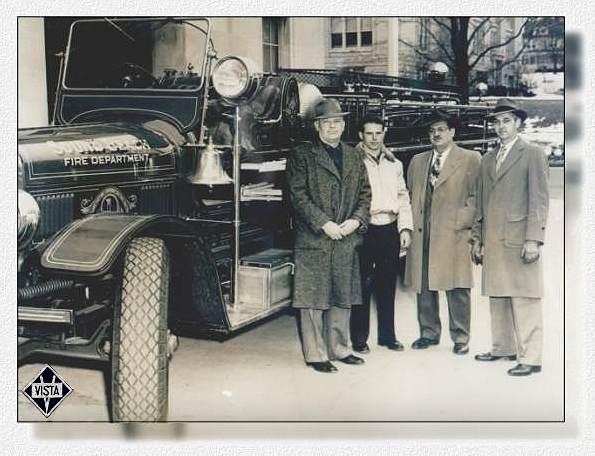 LaFrance Ladder Truck donated by South Beach CT after our firehouse burned down. This was Vistas only ladder truck