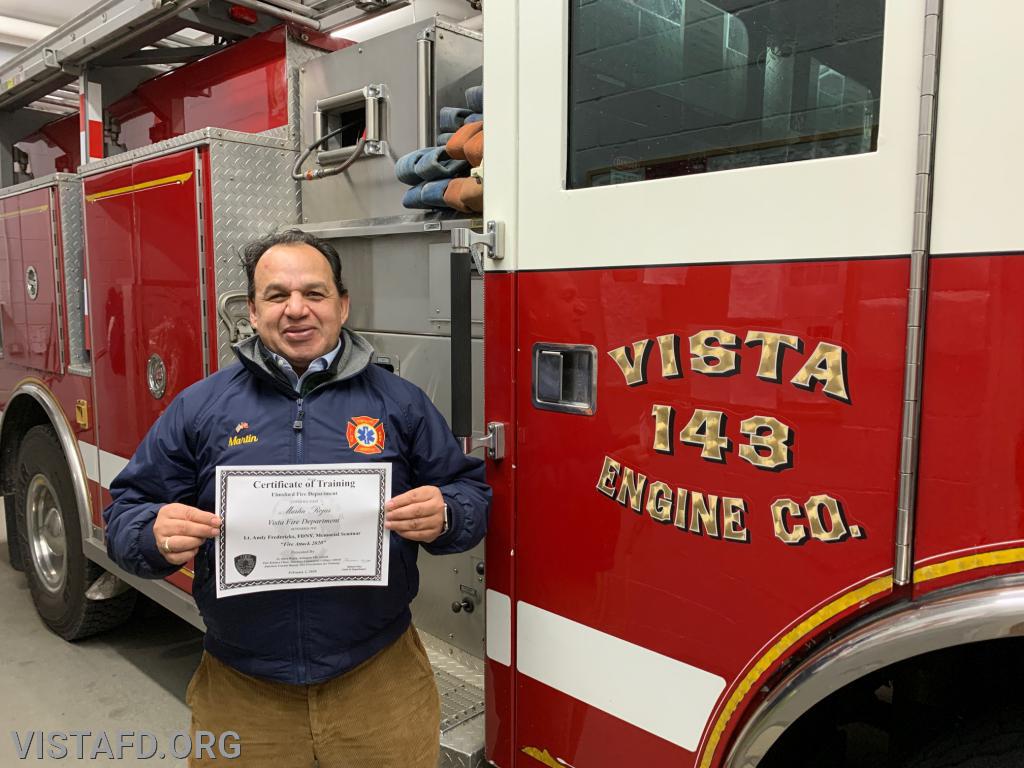 Firefighter Martin Rojas