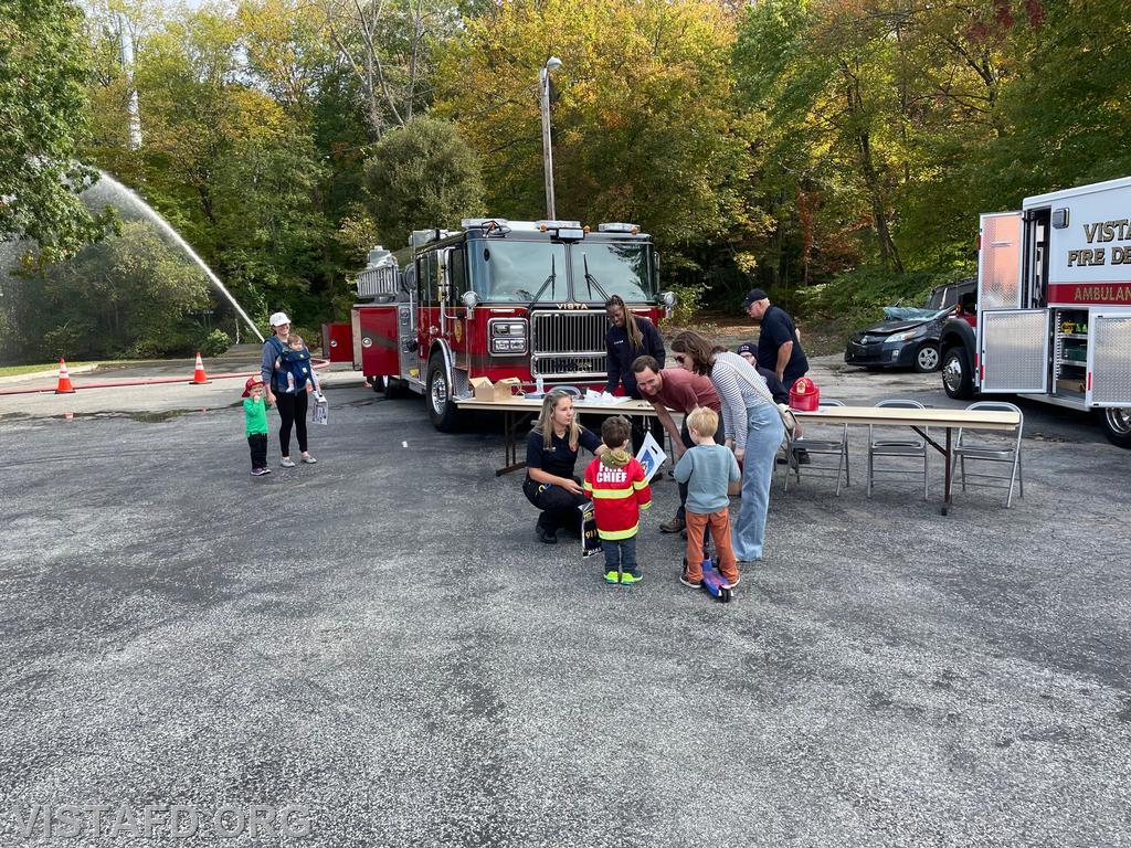 Members of the community enjoying the 2021 Vista Fire Department Open House