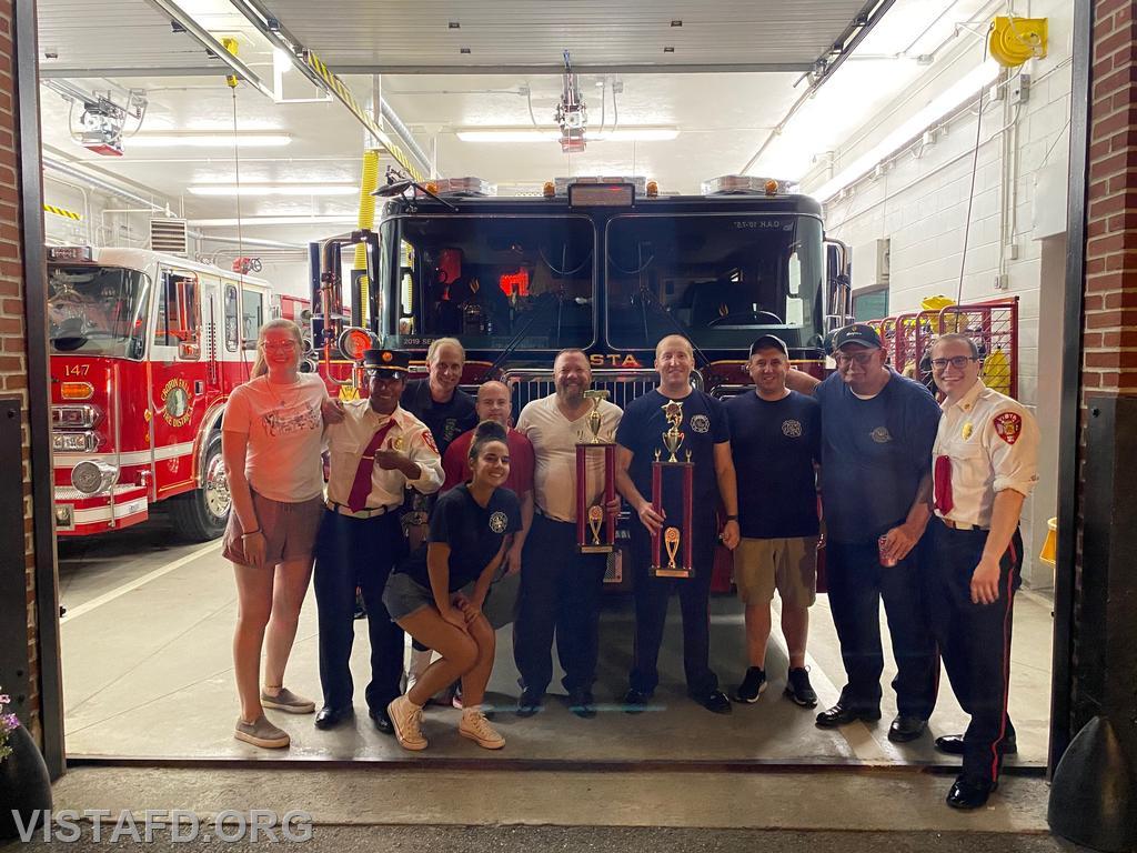 Vista FD participates in the 2022 South Salem FD Parade Vista Fire