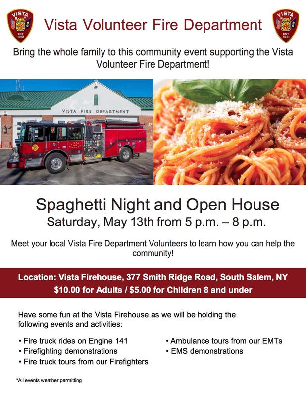 Spaghetti Night & Open House
