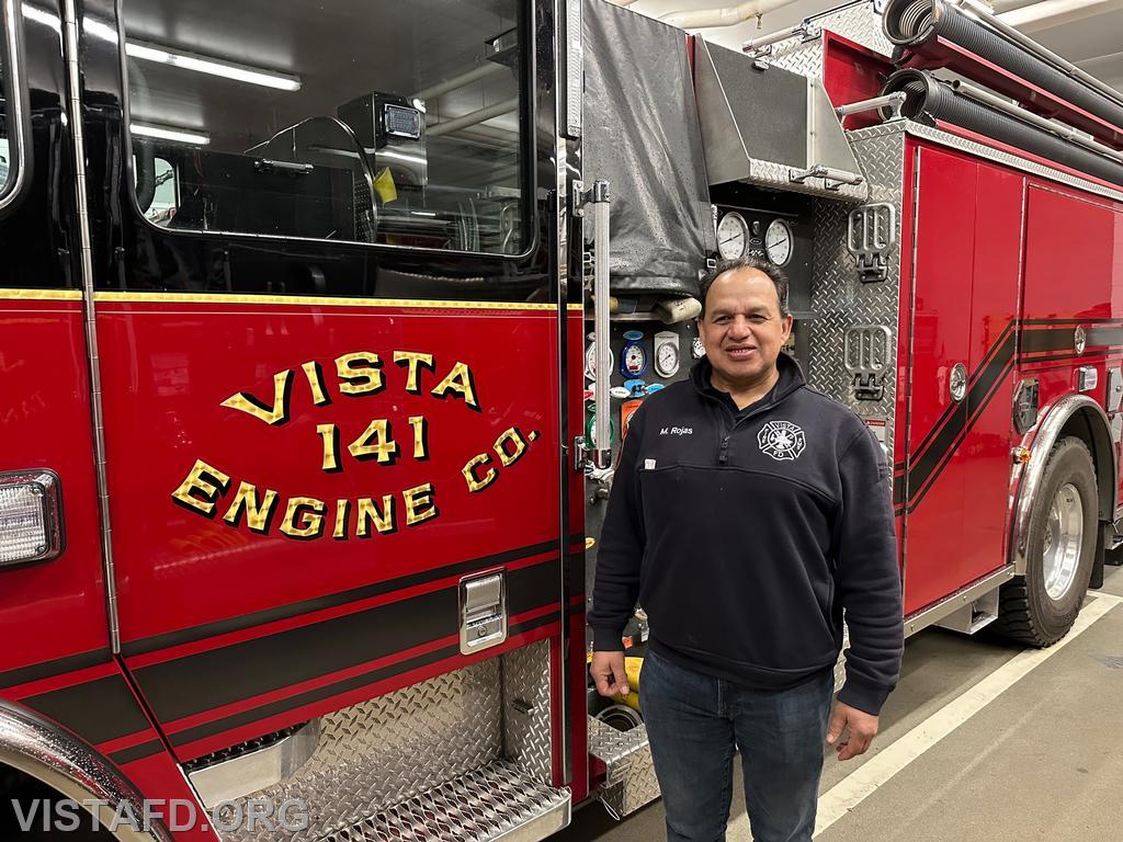 Firefighter Martin Rojas