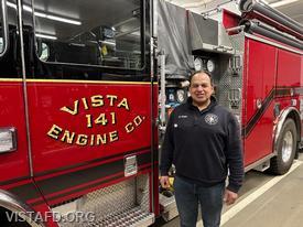 Firefighter Martin Rojas