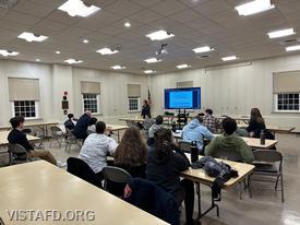 Vista EMS personnel conducting their annual in service training