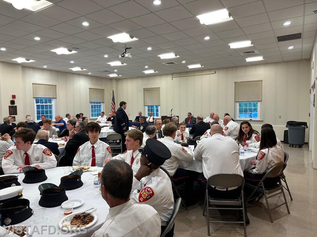 Vista Fire Department Members and guests at the 2023 Vista Fire Department Annual Dinner