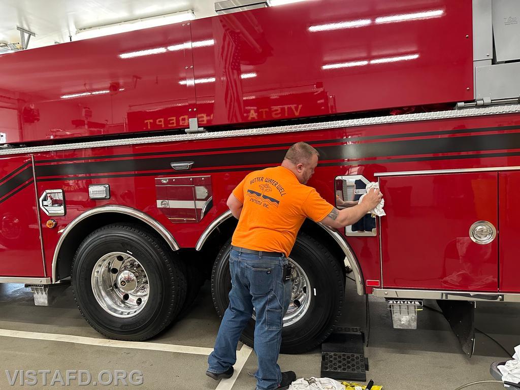 Apparatus Cleaning Photos from the 2024 Vista FD Annual Dinner Week ...
