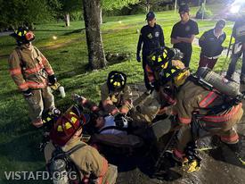 Vista Firefighters practice Firefighter CPR