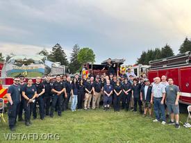 Town of Lewisboro First Responders at the 2025 Town of Lewisboro Fireworks Show