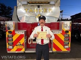 Vista Fire Department Medal of Valor recipient Firefighter Phil Wanderman