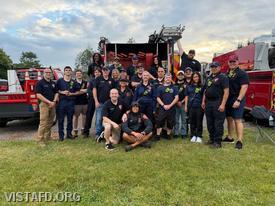 The Vista Fire Department at the 2026 Town of Lewisboro Fireworks Show